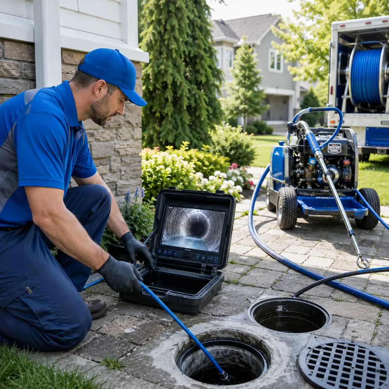 Outdoor drain cleaning professionals serving Cleverdale, NY